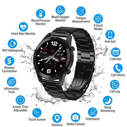 IP67 Waterproof Wireless Smartwatch Fitness Tracker
