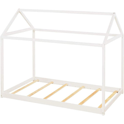 Kids House Bed Frame Twin Floor Bed