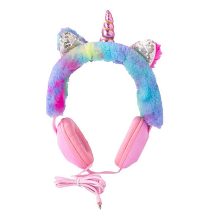 Kids Unicorn Headset with Microphone
