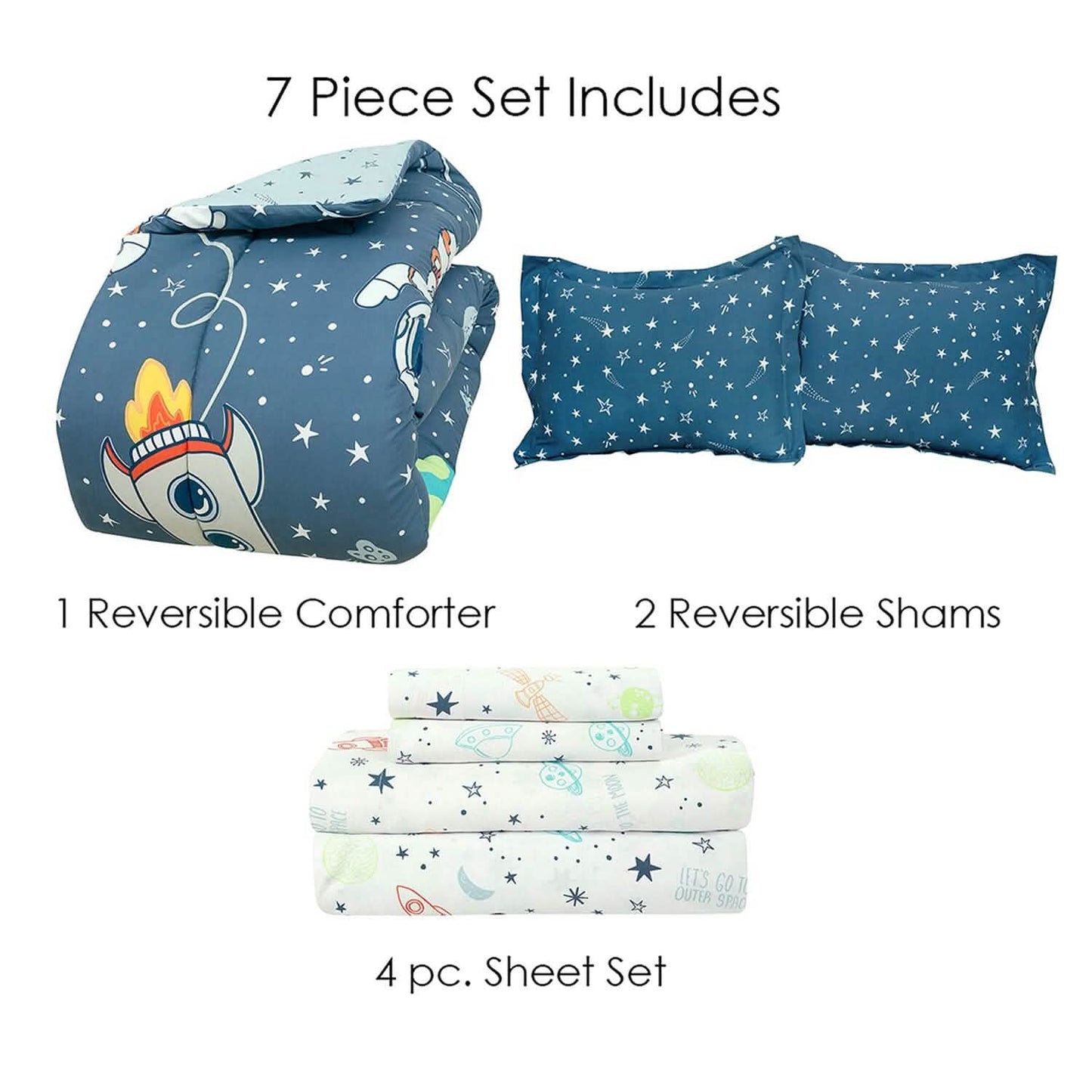 Kidz Mix Space Explorer Bed in a Bag