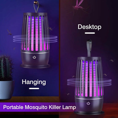 Killer Lamp Bug Zapper with Night Light Strap Mosquito Catcher