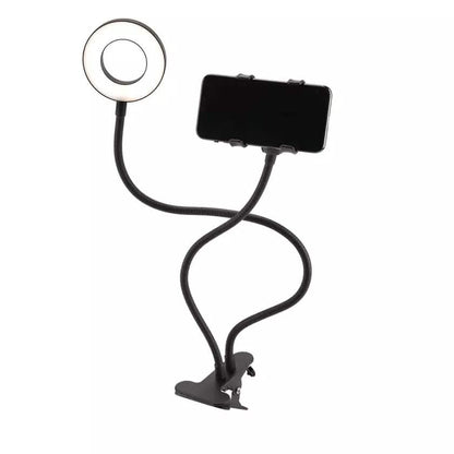 LAX Selfie Ring LED Light Stand with Desk Clip