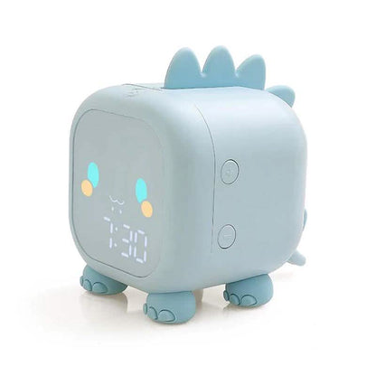 Led Cartoon Alarm Clock Voice Control Digital