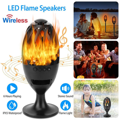 LED Flame Speakers Torch