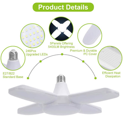LED Garage Light E27/B22 60W