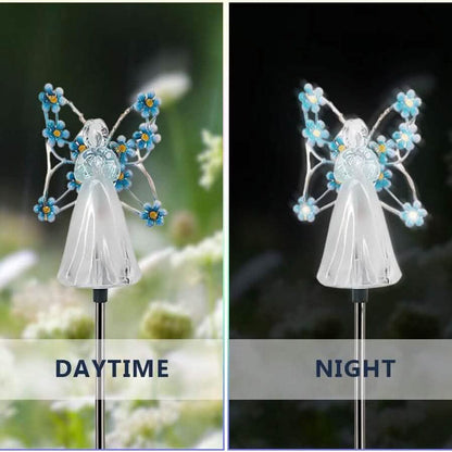 LED Solar Angel Garden Stake Lights