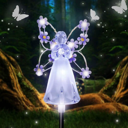 LED Solar Angel Garden Stake Lights