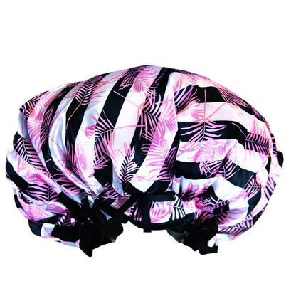Lemon Lavender Comfy Retro Style Shower Cap
