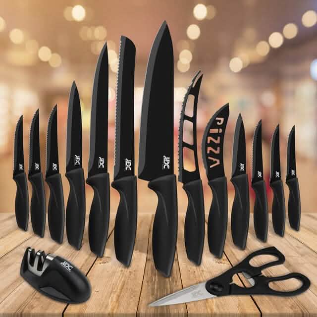 Lux Decor Collection Kitchen Knife Set Ultra Sharp Stainless Steel Knives Set