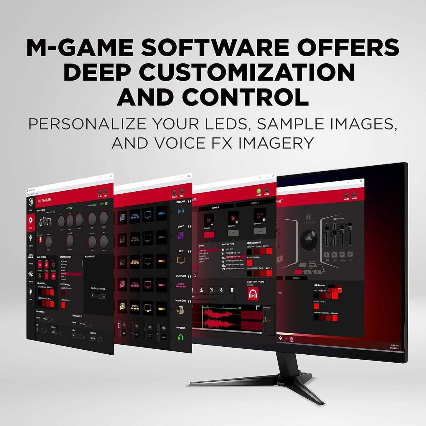 M-Game Solo USB Audio Interface Mixer for Streaming and Gaming  (Refurbished)