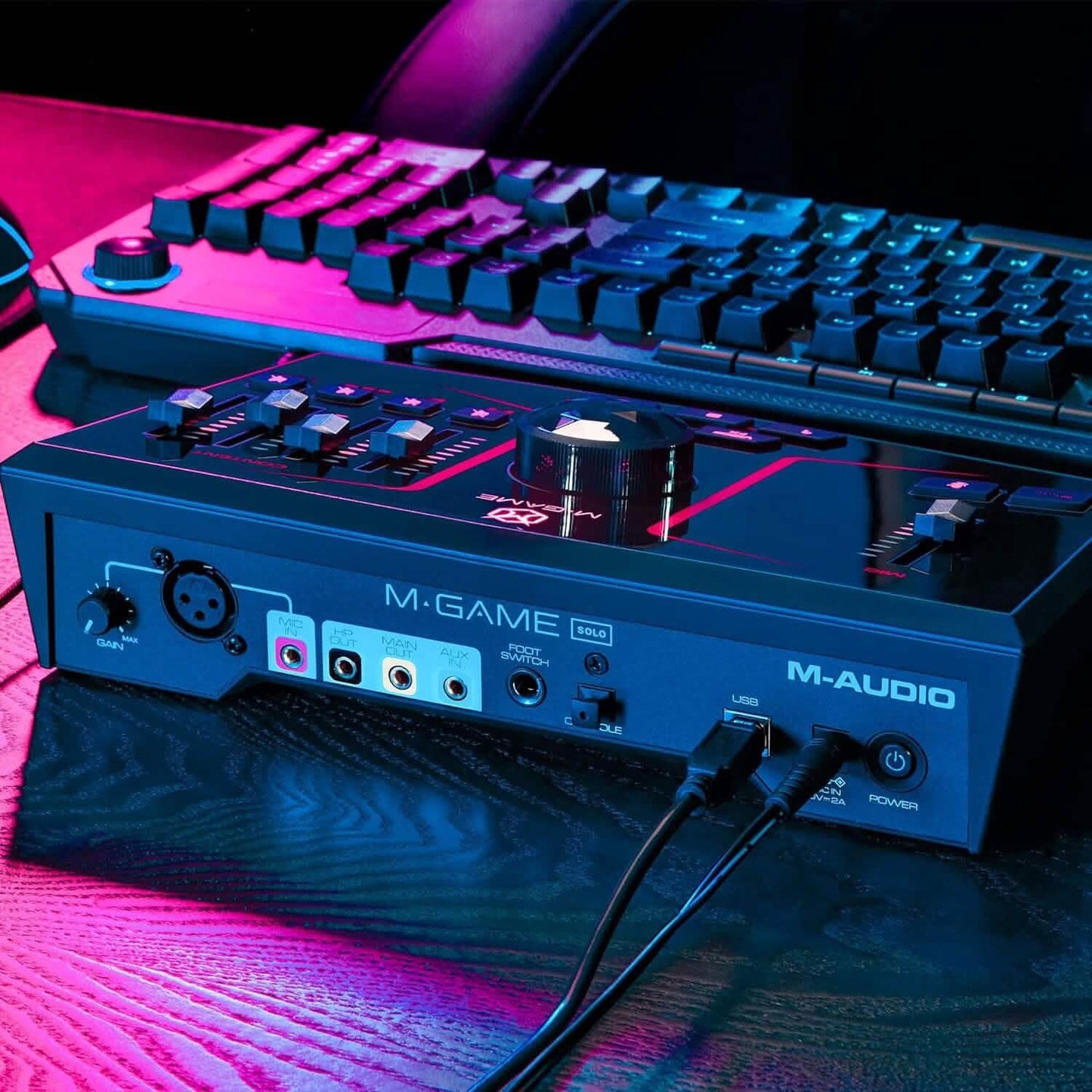 M-Game Solo USB Audio Interface Mixer for Streaming and Gaming  (Refurbished)