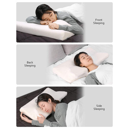 MARNUR Memory Foam Pillow for Neck Shoulder Pain Queen Size Wing Shape Design