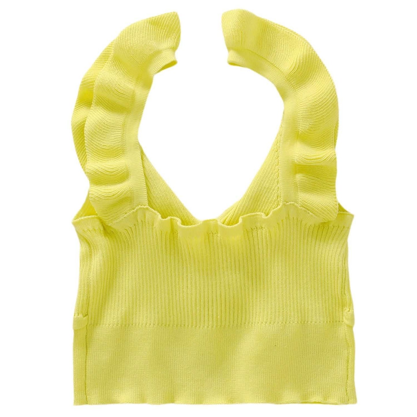 Meihuida Women's Sleeveless V Neck Crop Tops