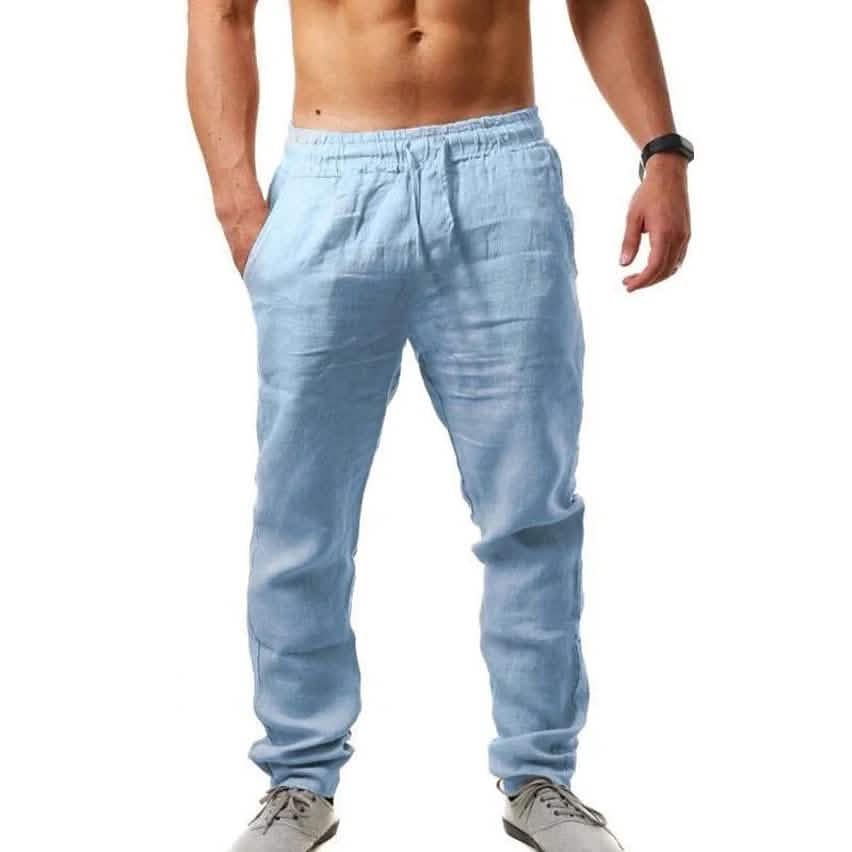Men's Casual Breathable Straight Pants