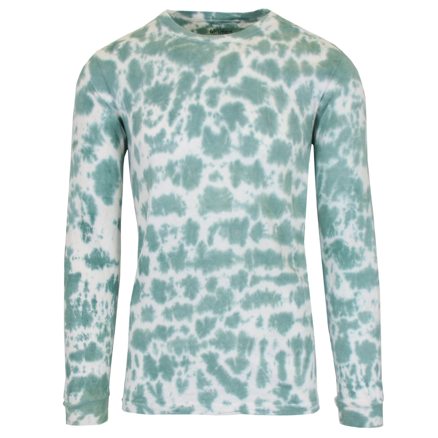 Men's Long Sleeve Tie-Dye Cotton Tee