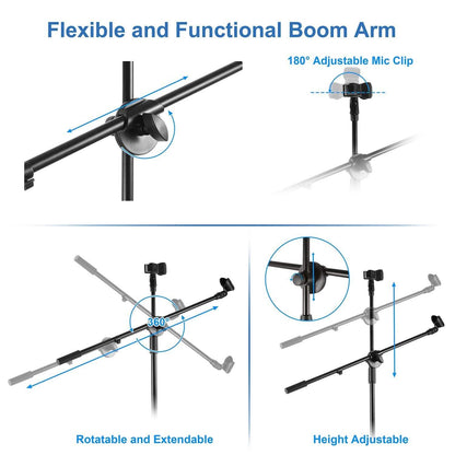 Microphone Stands Tripod Boom Mic Holders