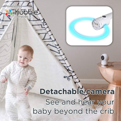 Motorola Halo+ Video Baby Monitor - Infant Wi-Fi Camera with Overhead Crib Mount - 4.3-Inch Color Screen with Infrared Night Vision and Intercom (Refurbished)