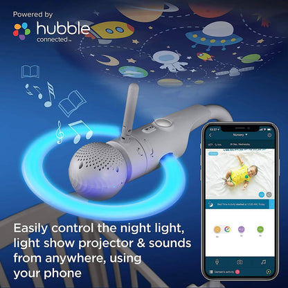 Motorola Halo+ Video Baby Monitor - Infant Wi-Fi Camera with Overhead Crib Mount - 4.3-Inch Color Screen with Infrared Night Vision and Intercom (Refurbished)