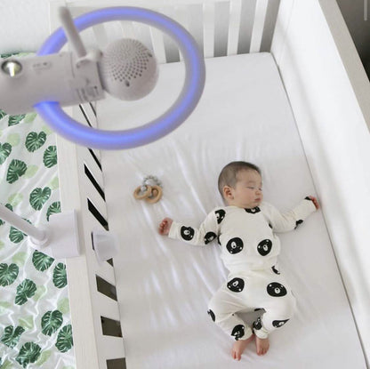 Motorola Halo+ Video Baby Monitor - Infant Wi-Fi Camera with Overhead Crib Mount - 4.3-Inch Color Screen with Infrared Night Vision and Intercom (Refurbished)