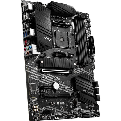 MSI B550-A PRO ProSeries Motherboard (AMD AM4, DDR4, PCIe 4.0, SATA 6Gb/s, M.2, USB 3.2 Gen 2, HDMI/DP, ATX) (Refurbished)