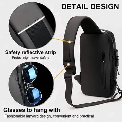 Multi-functional Trendy Sling Bag with Password Lock