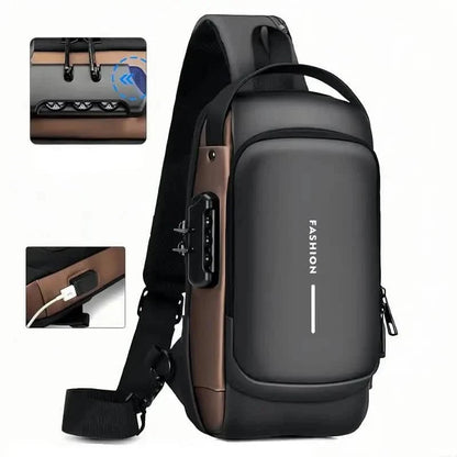 Multi-functional Trendy Sling Bag with Password Lock