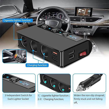 Multifunctional Car Charger Socket