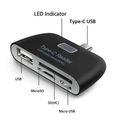 Multifunctional Smart 4-in-1 Laptop PC Durable Phone TF Micro SD