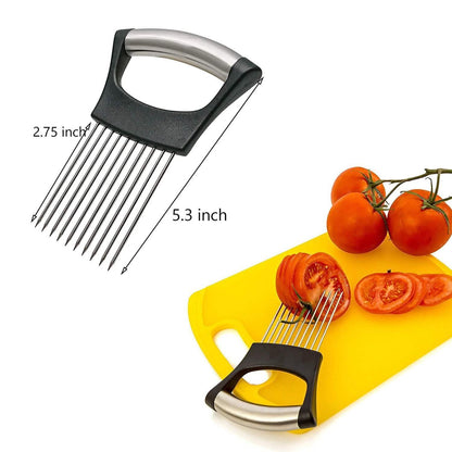 Multipurpose Stainless Steel Assistant Vegetable and Meat Slicer Holder
