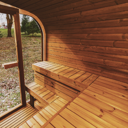 Mande Sauna MW12 ThermoWood for Your Perfect Backyard Retreat