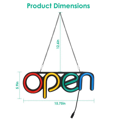 Neon Open Sign Light
