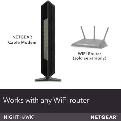 NETGEAR Nighthawk Cable Modem CM1200 - Compatible with all Cable Providers  (Refurbished)