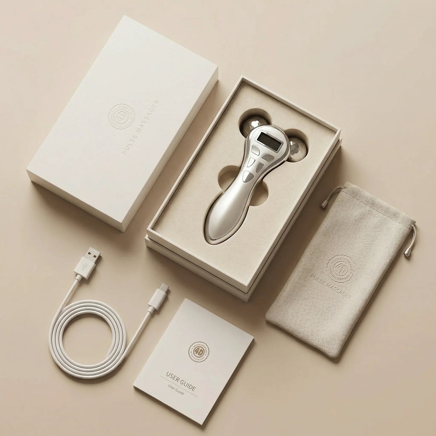 Nicebeam 4D Lift Pro – EMS Microcurrent Face Roller Massager