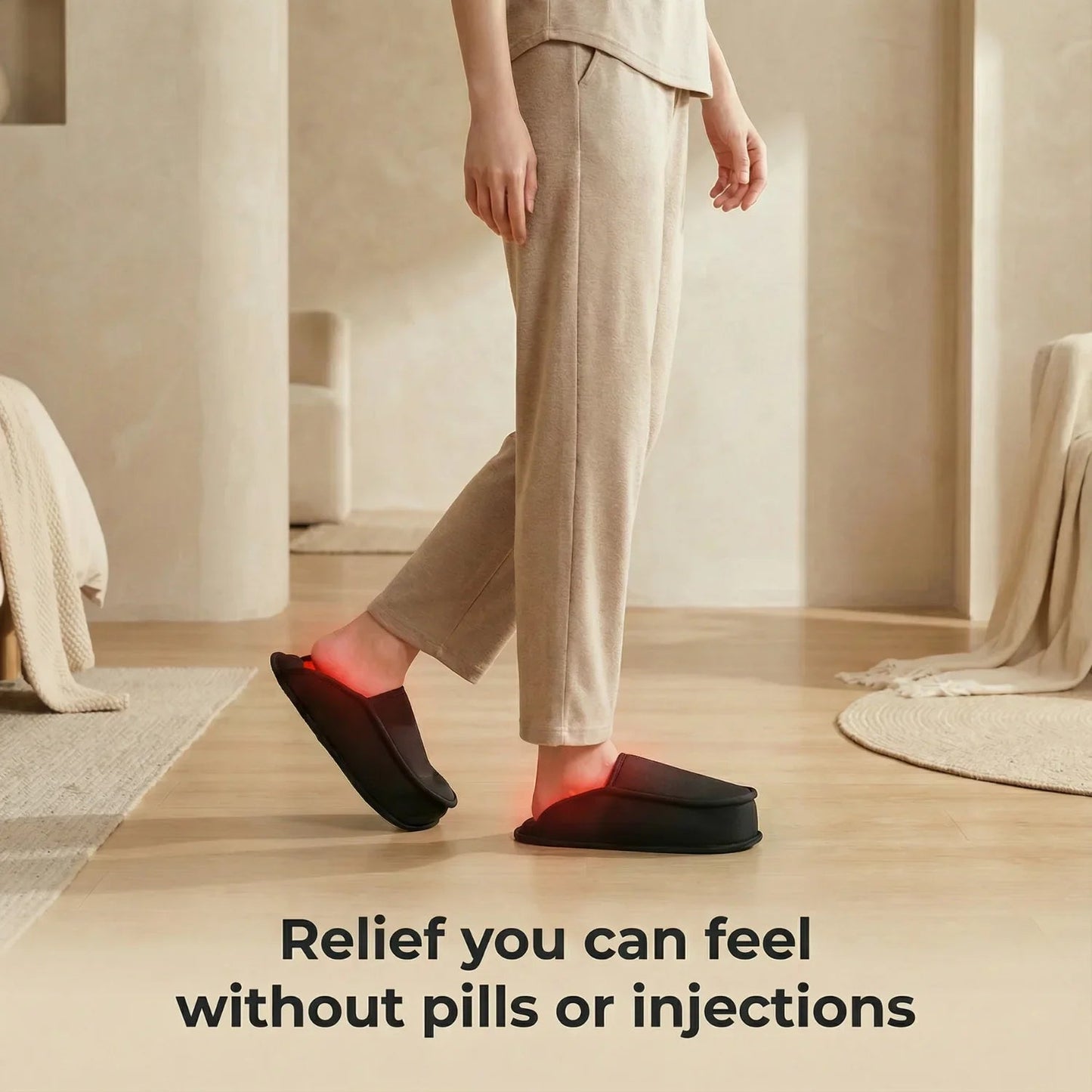 Nicebeam Red Light Therapy Slippers