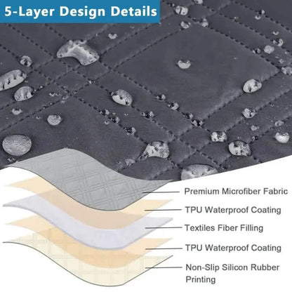 Non Slip Recliner Chair Cover, Washable Reclining Chair/Furniture Protector