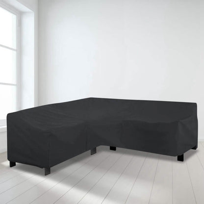Outdoor L Shape Sofa Covers Water Resistant