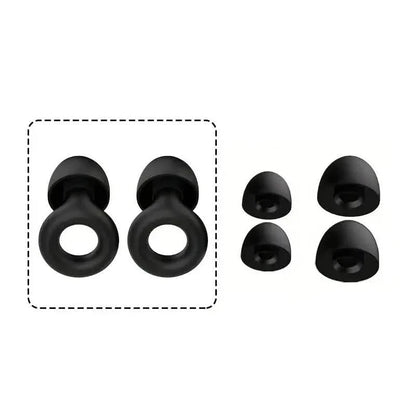 Pair of Super Soft, Reusable Silicone Ear Plugs
