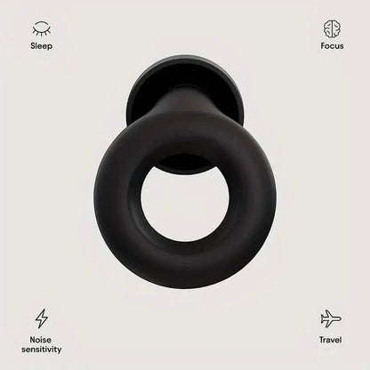 Pair of Super Soft, Reusable Silicone Ear Plugs
