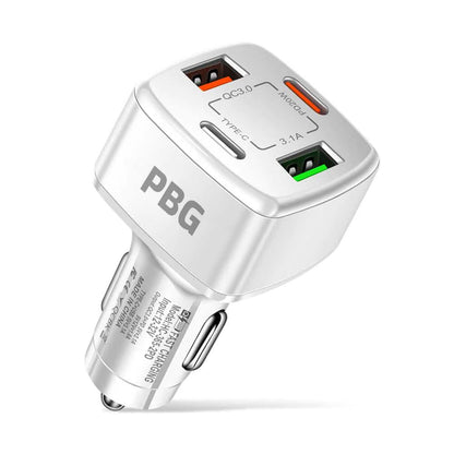 PBG 4 Port Car Charger 2 PD Ports and 2 USB Ports