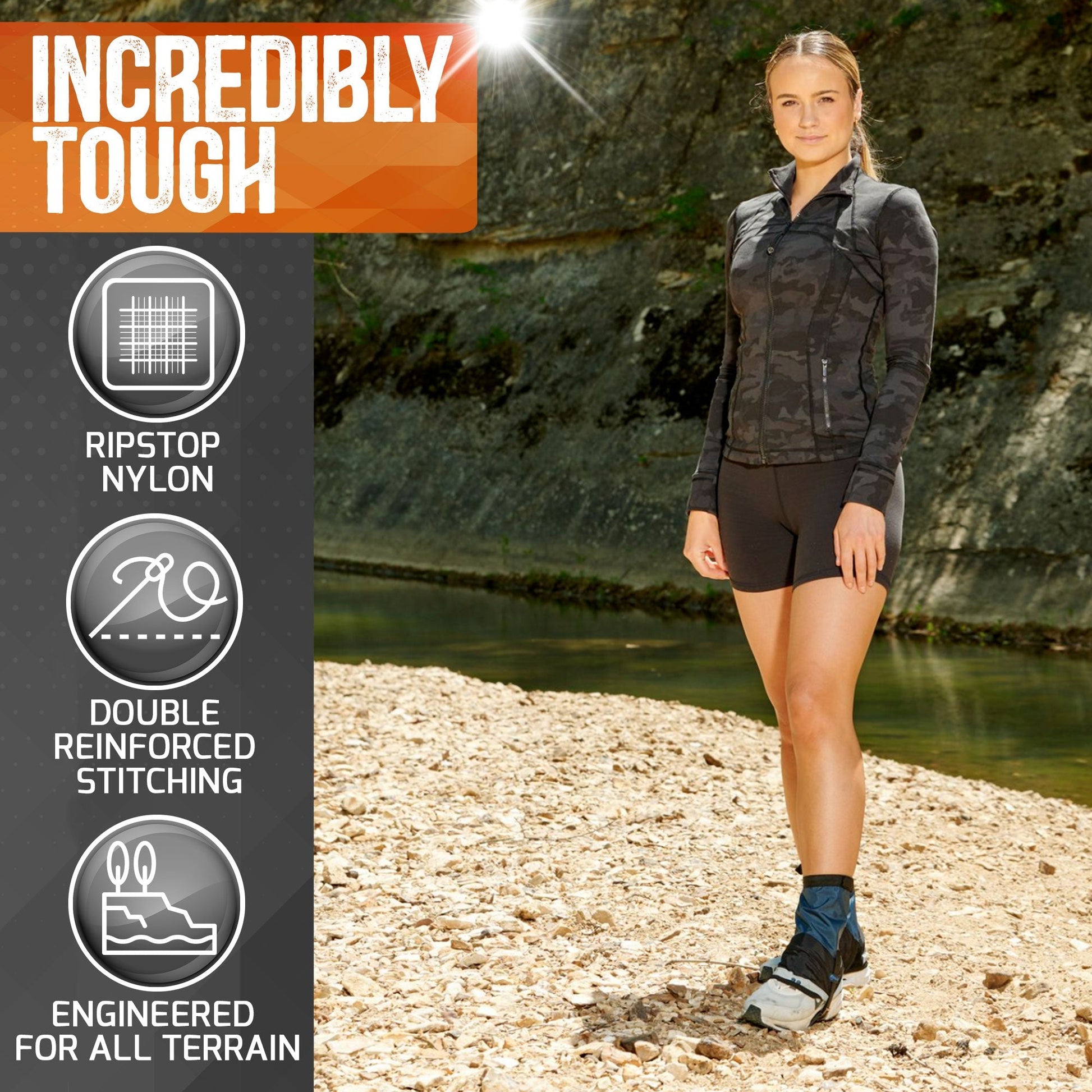 Pike Trail Mid Length Gaiters Small/Medium Adjustable Fit - Lumina Home