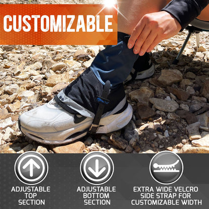 Pike Trail Mid Length Gaiters Small/Medium Adjustable Fit - Lumina Home