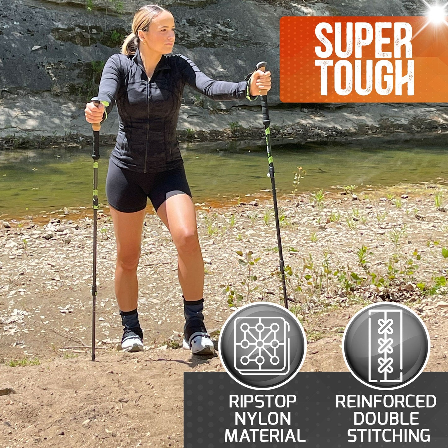 Pike Trail Mid Length Gaiters Small/Medium Adjustable Fit - Lumina Home