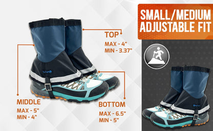 Pike Trail Mid Length Gaiters Small/Medium Adjustable Fit - Lumina Home