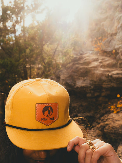 Pike Trail Rawhide Leather Patch Hats - Lumina Home