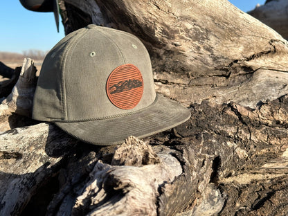 Pike Trail Rawhide Leather Patch Hats - Lumina Home