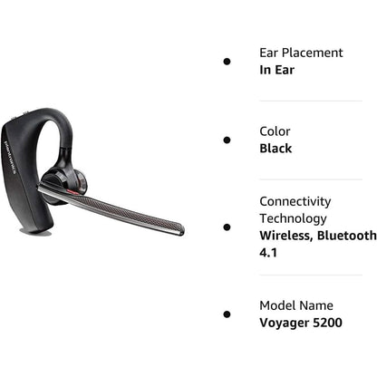 Plantronics Voyager 5200 Wireless Bluetooth Headset (Refurbished)