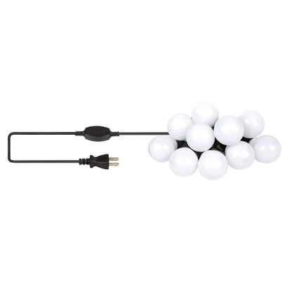Plug-in Globe String Light Warm White Fairy Light Bulbs