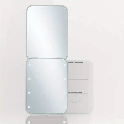 Pocket Mirror, 1X/3X Magnification LED Compact Travel Makeup Mirror