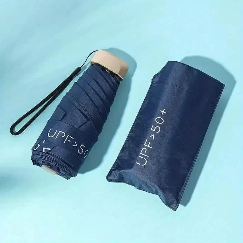 Pocket Windproof UV50 Anti-sunburn Rain Umbrella