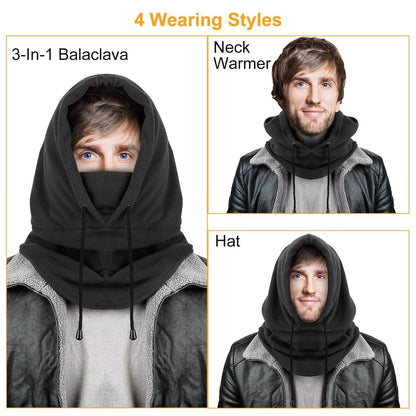 Polar Fleece Ski Mask Winter Thermal Balaclava Hat